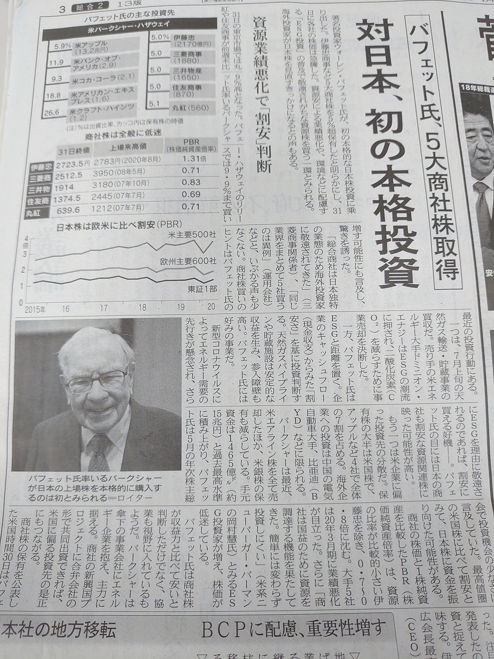 バフェットがやってきた